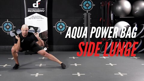 Aqua Power Bag Side Lunge