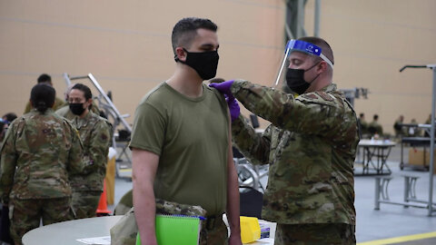 102nd Medical Group administers vaccines to service members