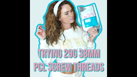 Beginner DIY Threads Lower Face Jaw / Coupon code * HOLLY15 * MeamoShop.com / Saggy Jaw Facelift FY