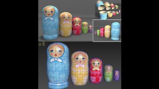 Matryoshkas 3D Model