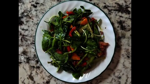 A yummy fall garden salad