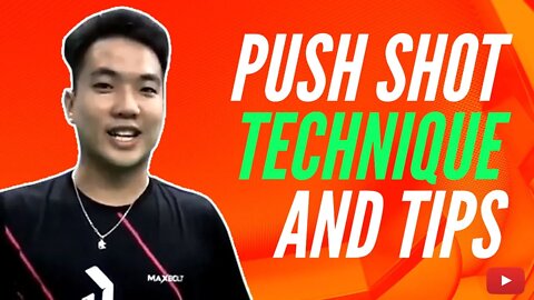 Push Shot Technique and Tips - Badminton Lessons featuring JPRO TV