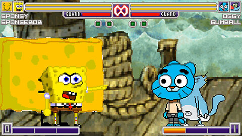 MUGEN - Spongebob & Spongy vs. Gumball & Oggy - Download