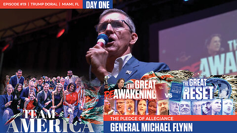 ReAwaken America Tour | General Flynn Leads Us In the Pledge of Allegiance | Why And How We Must Act to Save Our Republic