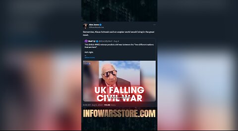 England is Dangerously Close To Civil War - Alex Jones on X