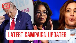 TRUMP Long Island Rally! KAMALA Sits With OPRAH! Campaign UPDATES!