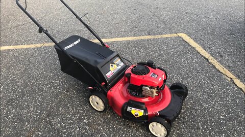 FREE Troy Bilt 140cc Lawn Mower Runs and Dies HOW TO FIX Briggs And Stratton 550EX EASY CHEAP FREE