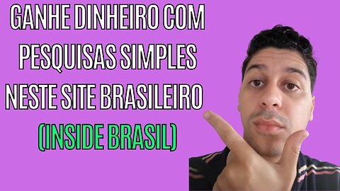 Ganhe dinheiro com pesquisas simples neste site brasileiro na sua conta do Paypal | Inside Brasil