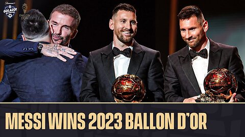 LIONEL MESSI WINS HIS 8TH BALLON D’OR 🐐