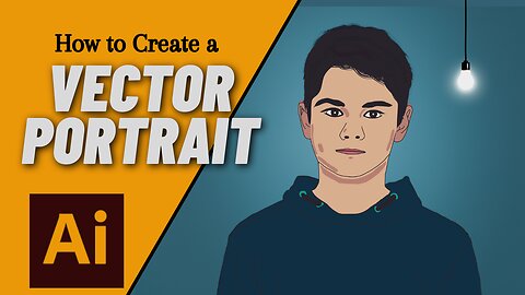 How to Create Vector Portrait in Adobe Illustrator / Layers by Layers.