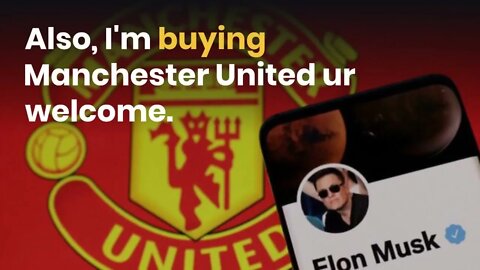 Manchester United shares rise after Elon Musk jokes about buying the club