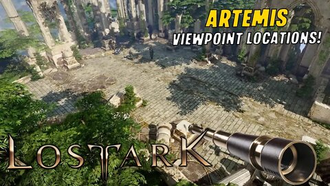 ARTEMIS VIEWPOINT LOCATIONS! - LOST ARK - ADVENTURE BOOK