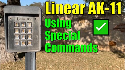 ✅ Linear AK-11 Keypad ● How to Program Extra Features and Special Commands