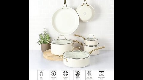 Martha Stewart Lockton Premium Nonstick PFA Free Ceramic Interior