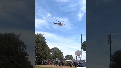 Orange County Fire Authority Helicopter Rescue Demo #shorts