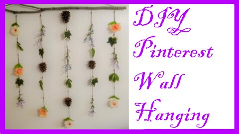 How to Make a Flower Wall Hanging