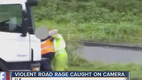 Violent road rage incident