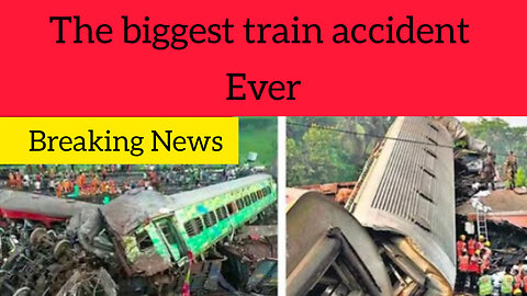 😮🥺The biggest train accident ever must watch this video and understand.