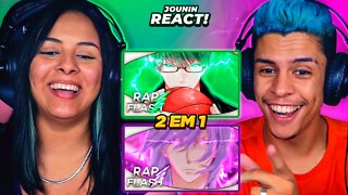 2 EM 1 FLASH BEATS | Rap do Murasakibara e Rap do Midorima | [React Rap Nerd] 🔥