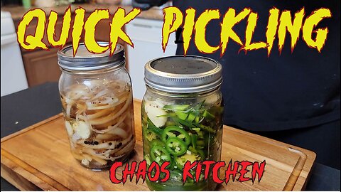 QUICK PICKLING (Onions & Peppers)