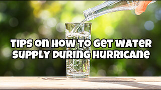 HURRICANE PREPARATION FOR WATER SUPPLY -Part 1