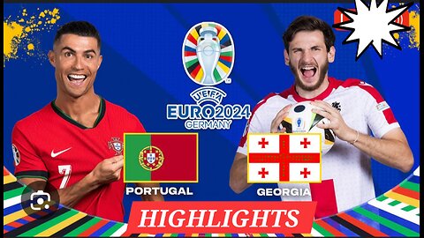 Highlights- Portugal 🇵🇹 Vs Georgia 🇬🇪 Football Match