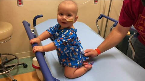 Parents of 10-month old share son's triumph over cancer