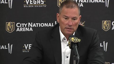 VGK Introduce New Head Coach Bruce Cassidy