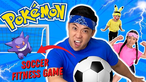 ⚽️ 🐉 Pokemon Soccer VIDEOGAME Workout | Futbol Drills Brain Break