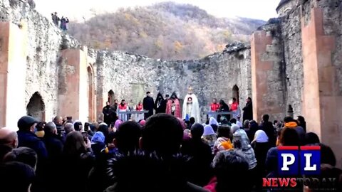 Last Service At Ancient Church Before Azerbaijan Takes over Kalbajar