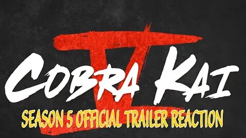 Cobra Kai Season 5 Official Trailer Reaction #cobrakai