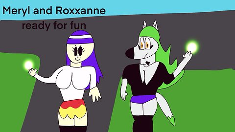 Meryl and Roxxanne ready for fun