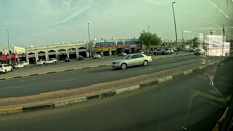 travelling in the bus at alain city