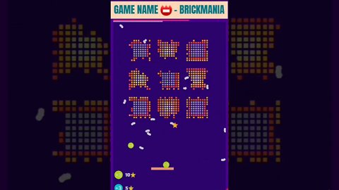 BRICKMANIA 🏆 | NEW GAME PLAY ✌️ #brickmania #love #subscribe