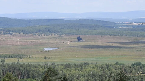 06/28/2023 F15s fly over Grafenwoehr Training Area