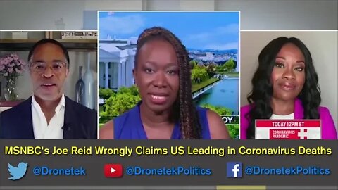 WRONG: MSNBC Host Falsely Claims US Leading in #COVID Deaths