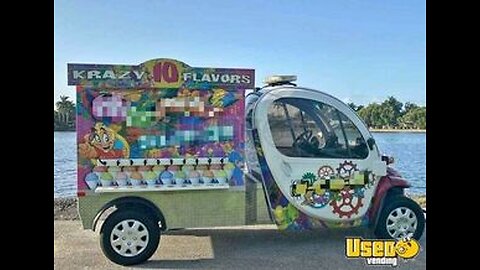 2010 GEM Electric Snow Cone Truck | Mini Shaved Ice Truck for Sale in Texas