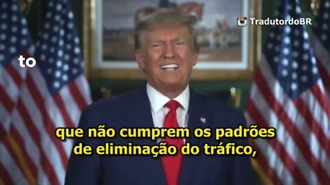 O Grande Trump falou sobre o filme 'Sound of freedom' e prometeu pena severa para os traficantes