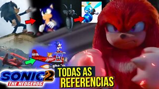 SONIC 2 o FILME - TODAS as REFERÊNCIAS no Trailer #shorts