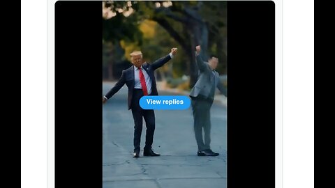 TRUMP posts DANCE WITH ELON