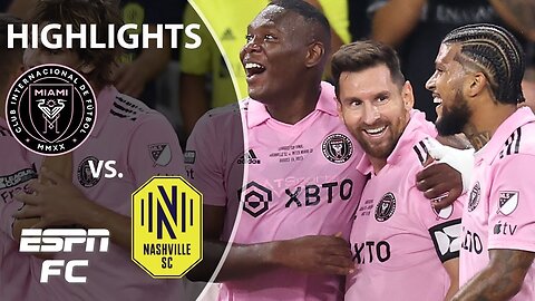 Messi 🔥 champion 🏆 - Inter Miami vs Nashville 1-1 (PEN 10-9) Extended Highlights & Goals 2023 HD