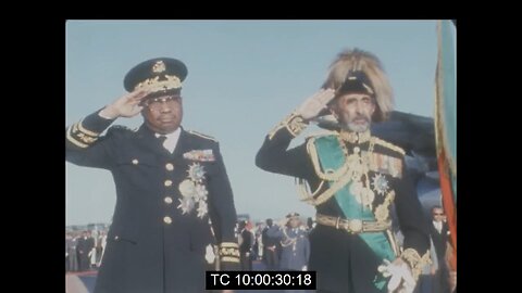 Emperor Haile Sellasie host President William Tolbert during Coronation Anniversary| November 1972