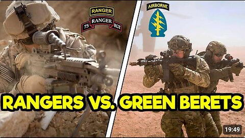 US ARMY RANGERS VS. SPECIAL FORCES (GREEN BERETS)