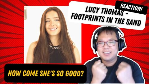 First Time Reacting to Footprints in the Sand Cover by Lucy Thomas Reaction