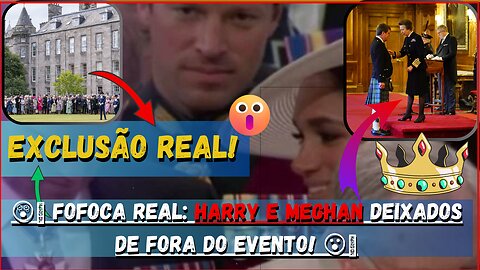 😲👑Escândalo Real: #príncipeharry e #meghanmarkle Fora da Coroação do Rei! Excluídos do Evento! 😱.