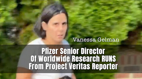 Pfizer Senior Director Of Worldwide Research RUNS From Project Veritas Reporter