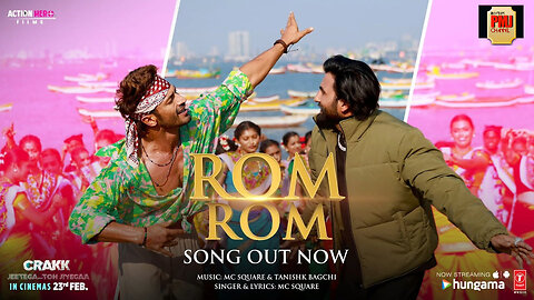 CRAKK: Rom Rom (Song) | MC SQUARE | Vidyut Jammwal | Tanishk Bagchi