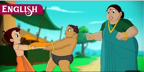 Chhota Bheem - Laddoo challange ! Cartoon for kids in English ! Fan kids video