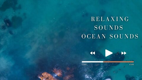 Ocean waves sound for relaxation, sleeping and meditation