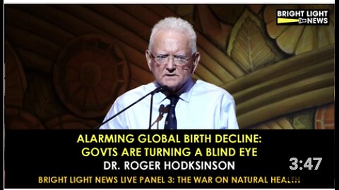 Pathologist Dr. Roger Hodkinson reveals startling insights into the global birth decline